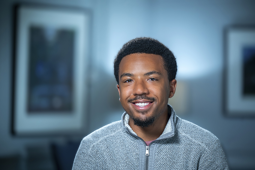 man smiling